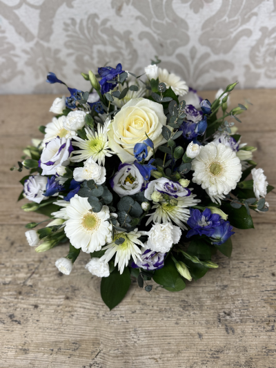 Funeral Posy - Posy in oasis suitable for a funeral or a memorial graveside