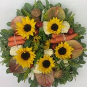 Flower and Vegetable Wreath
